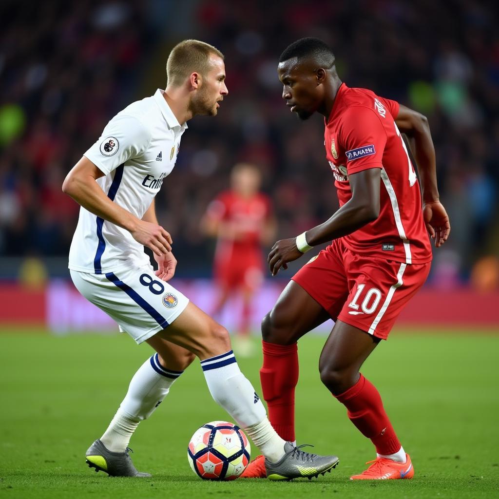 Haaland and Mbappe Face Off