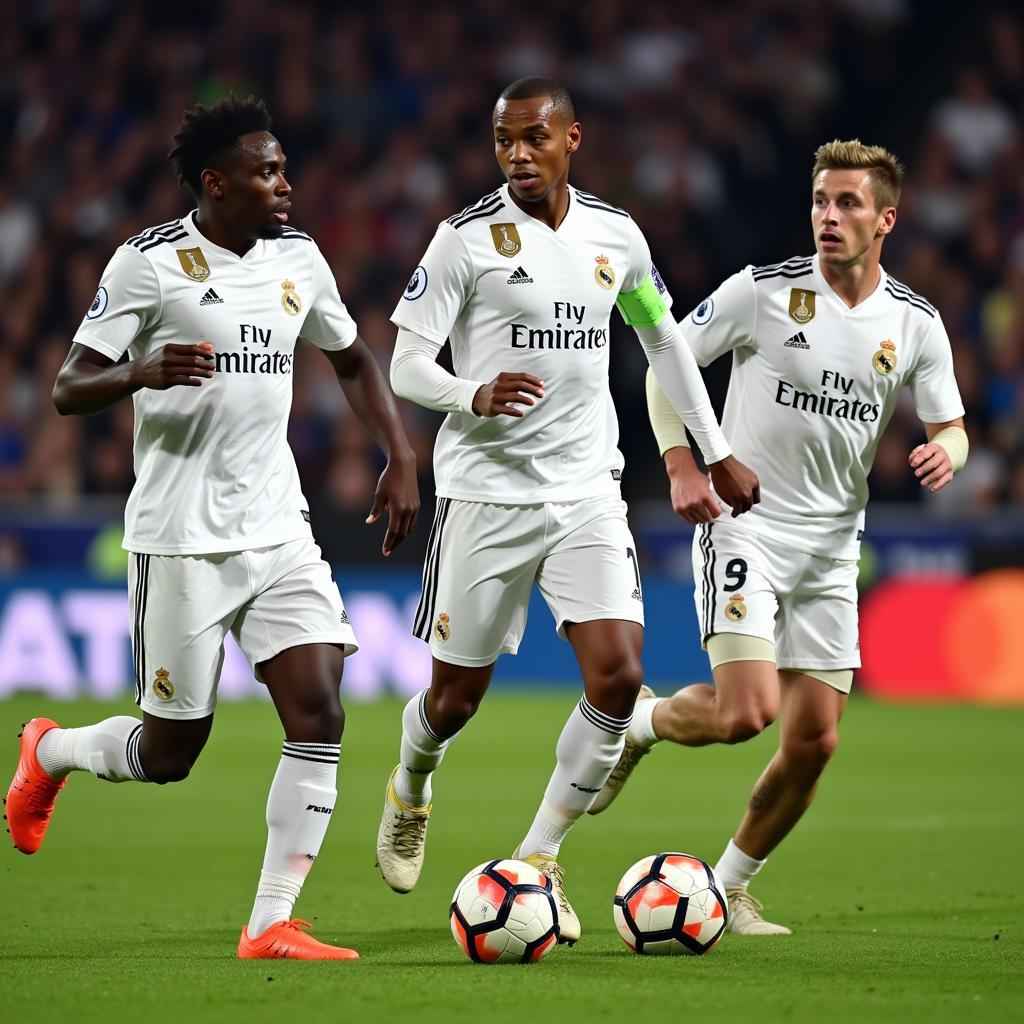 Haaland and Mbappe leading Real Madrid's attack