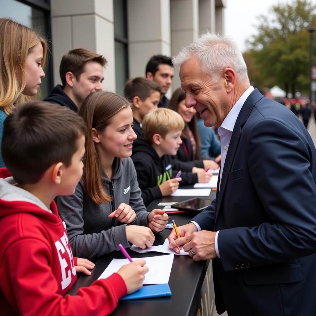 Erling Haaland Meeting Fans