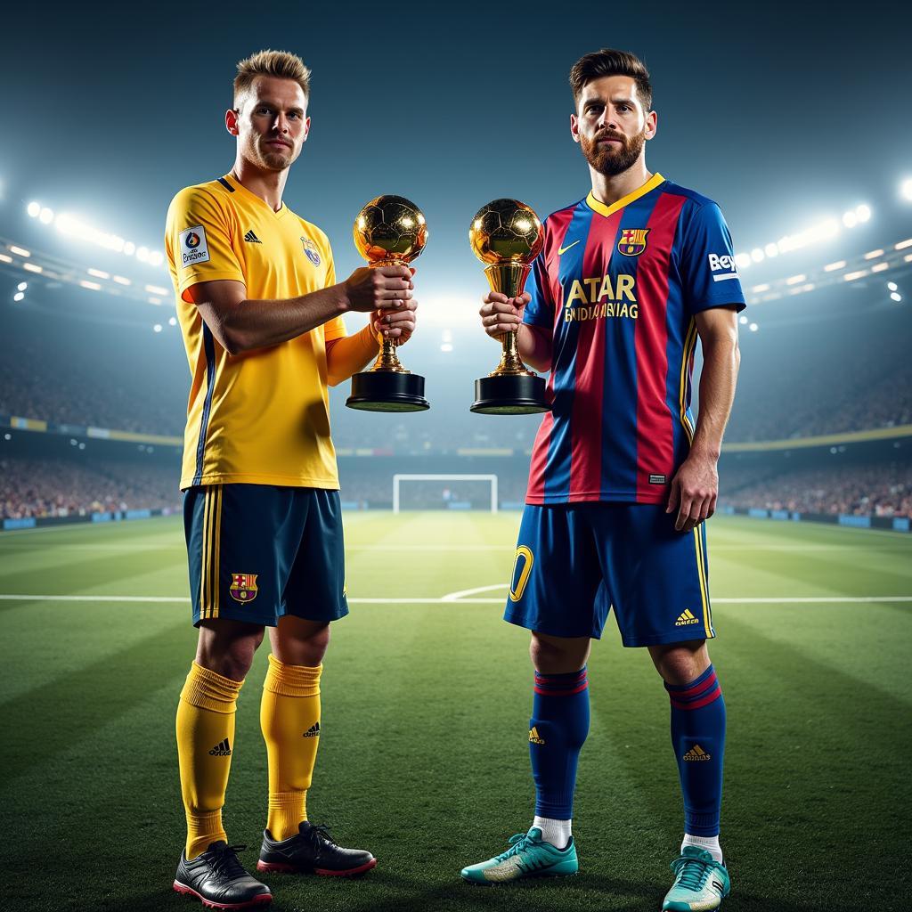 Haaland and Messi - The Future of the Ballon d'Or