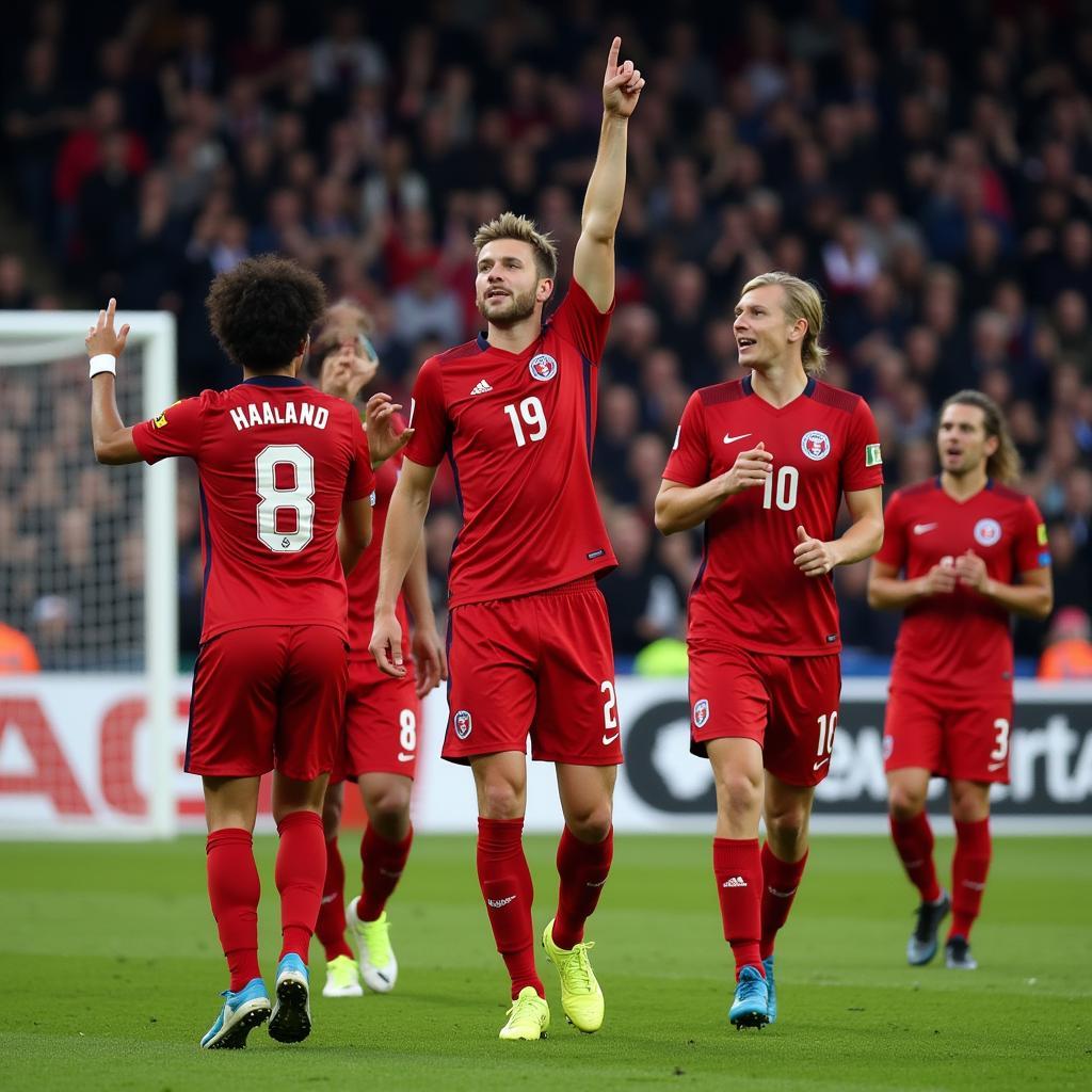 Haaland Scoring for Norway