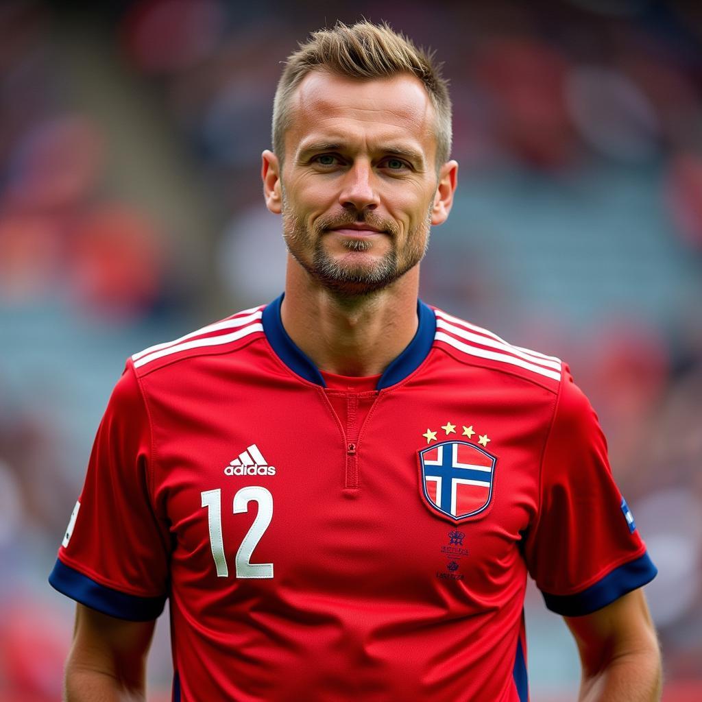 Haaland in Norway National Team Jersey