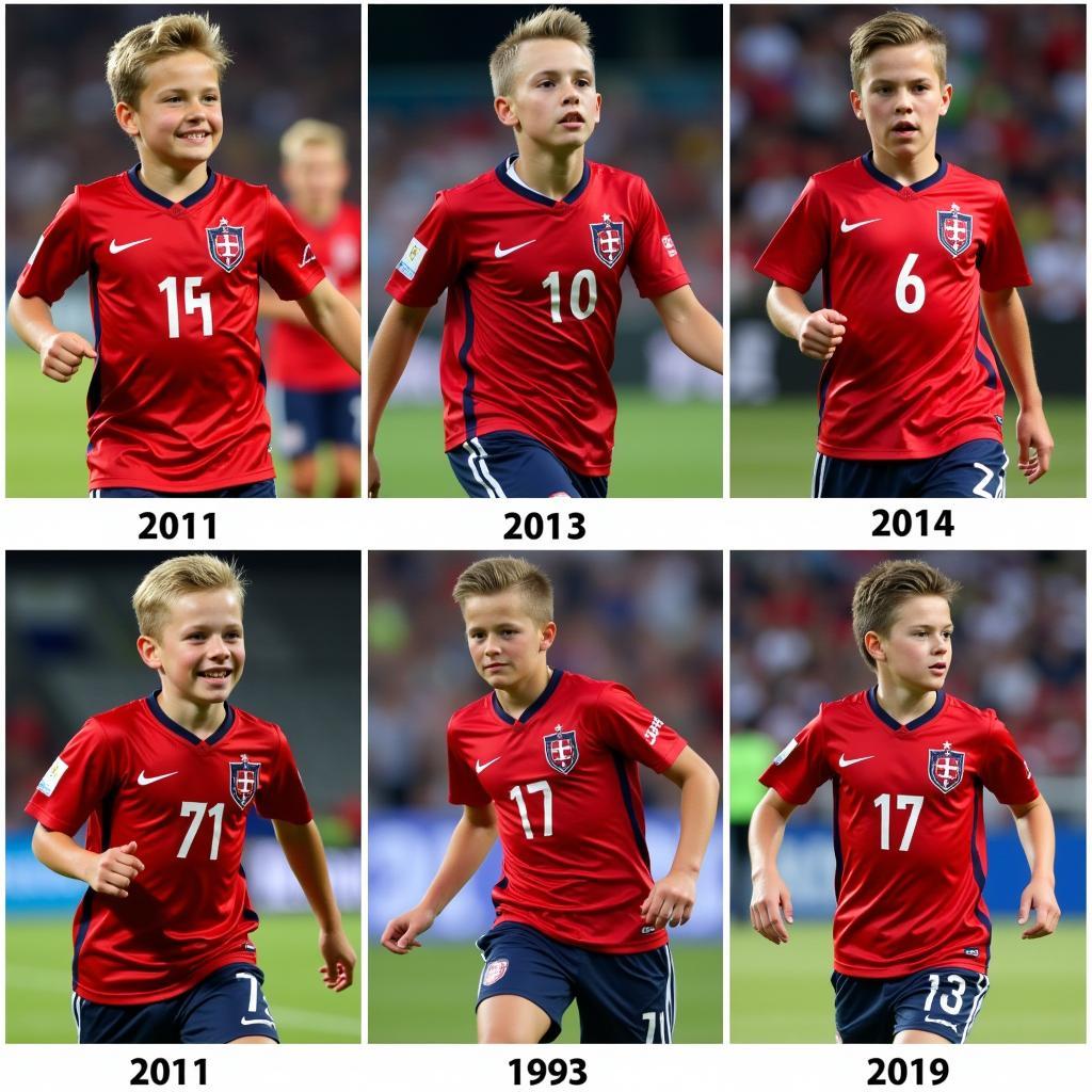 Erling Haaland Playing for Norway's Youth Teams