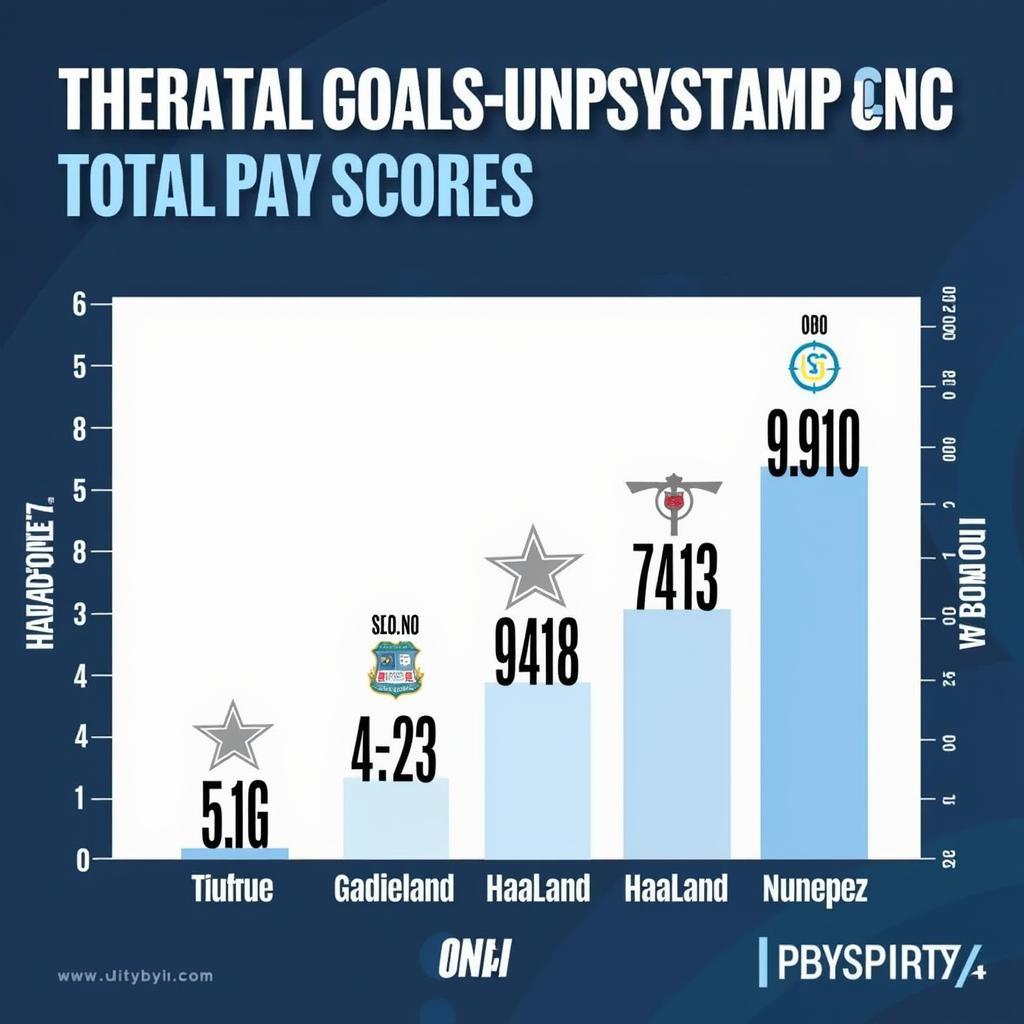 Haaland and Nunez Goals Comparison