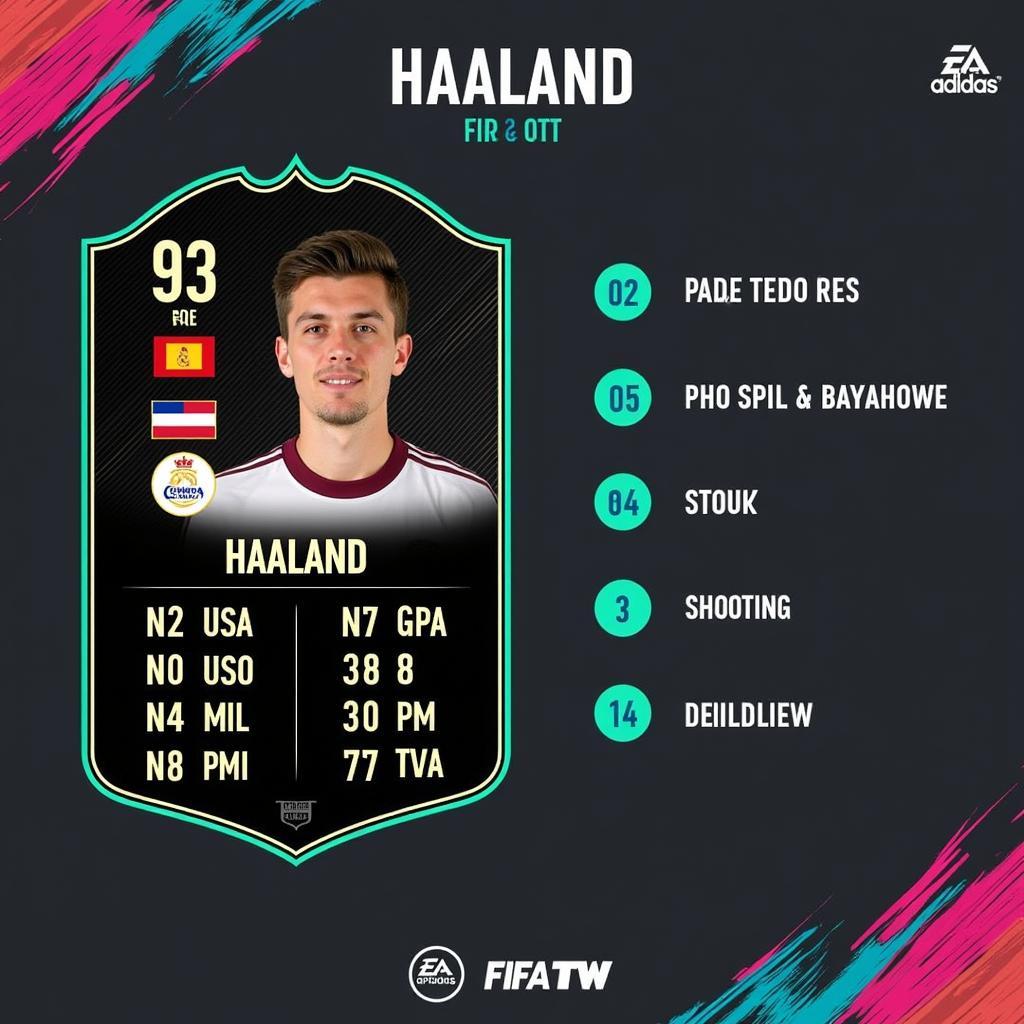 Haaland OTW FIFA 23 Card Stats