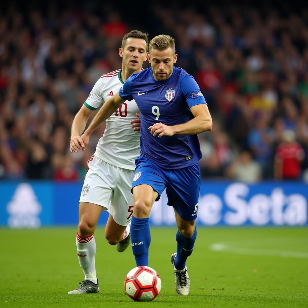 Erling Haaland dominates the pitch