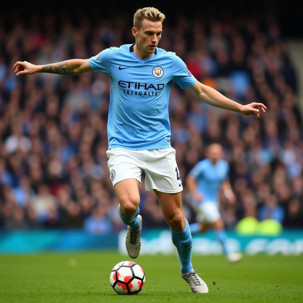 Haaland Playing for Manchester City