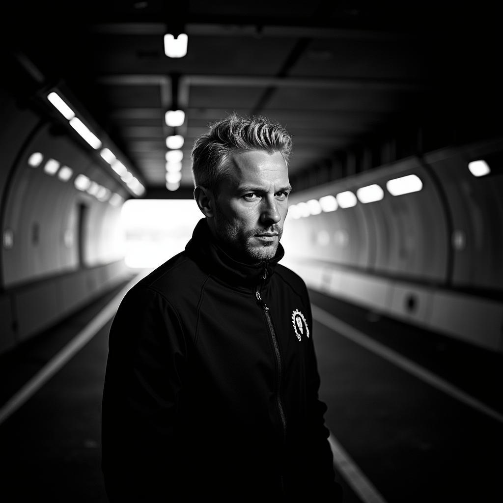 Erling Haaland Pre-Game Focus in Tunnel