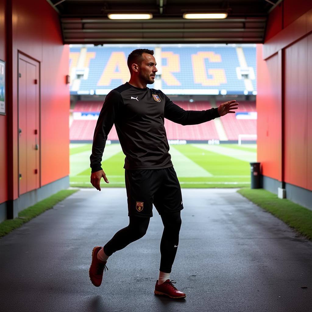 Erling Haaland Pre-Match Warm-up Routine