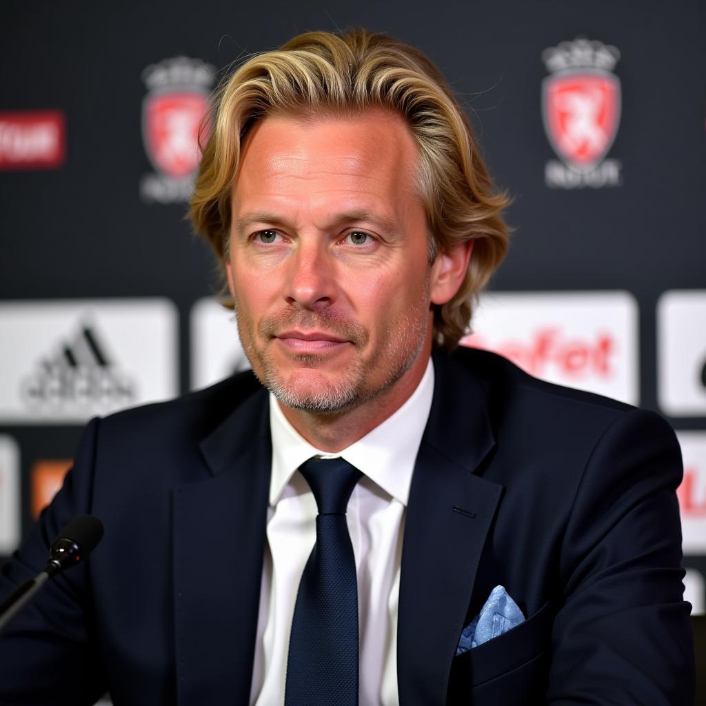 Erling Haaland Press Conference Photo - Calm and Composed 