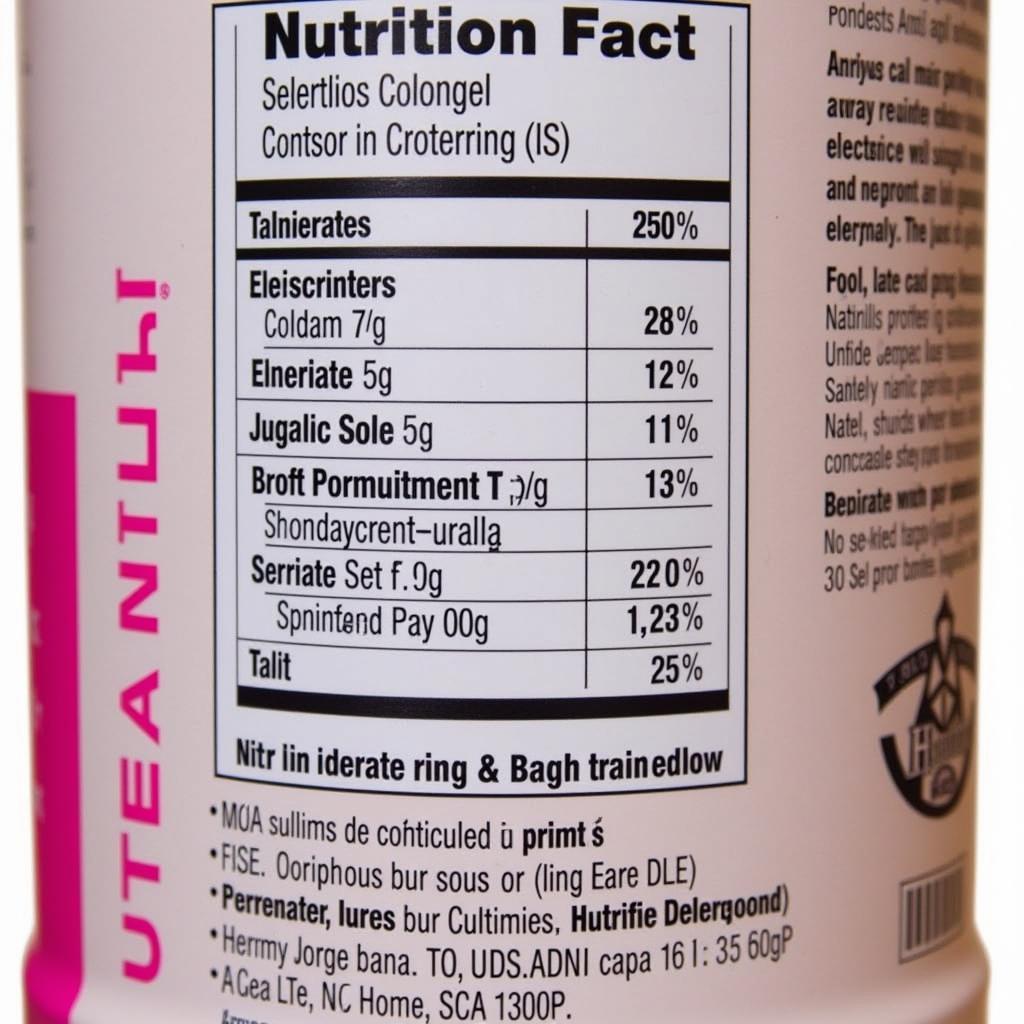 Haaland Prime Drink Ingredients and Nutritional Information