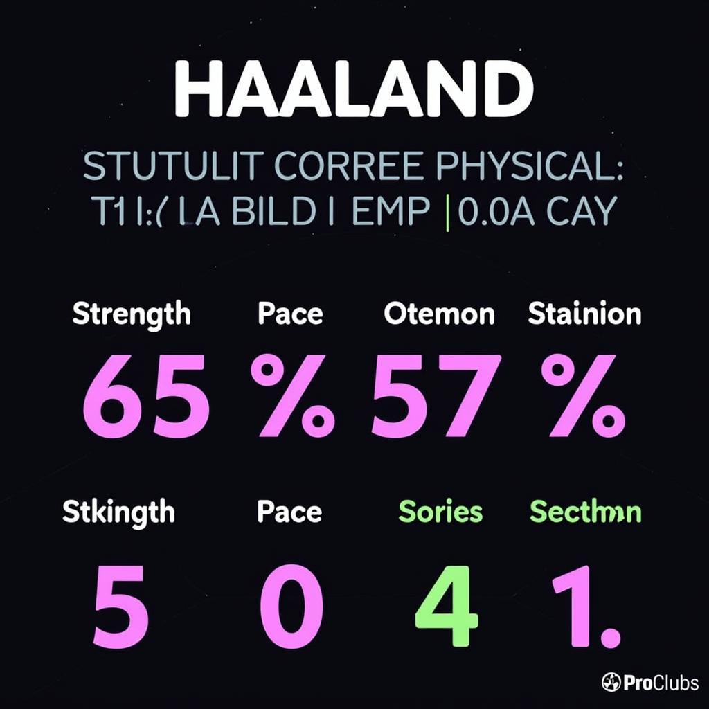 Haaland Pro Clubs Physical Attributes