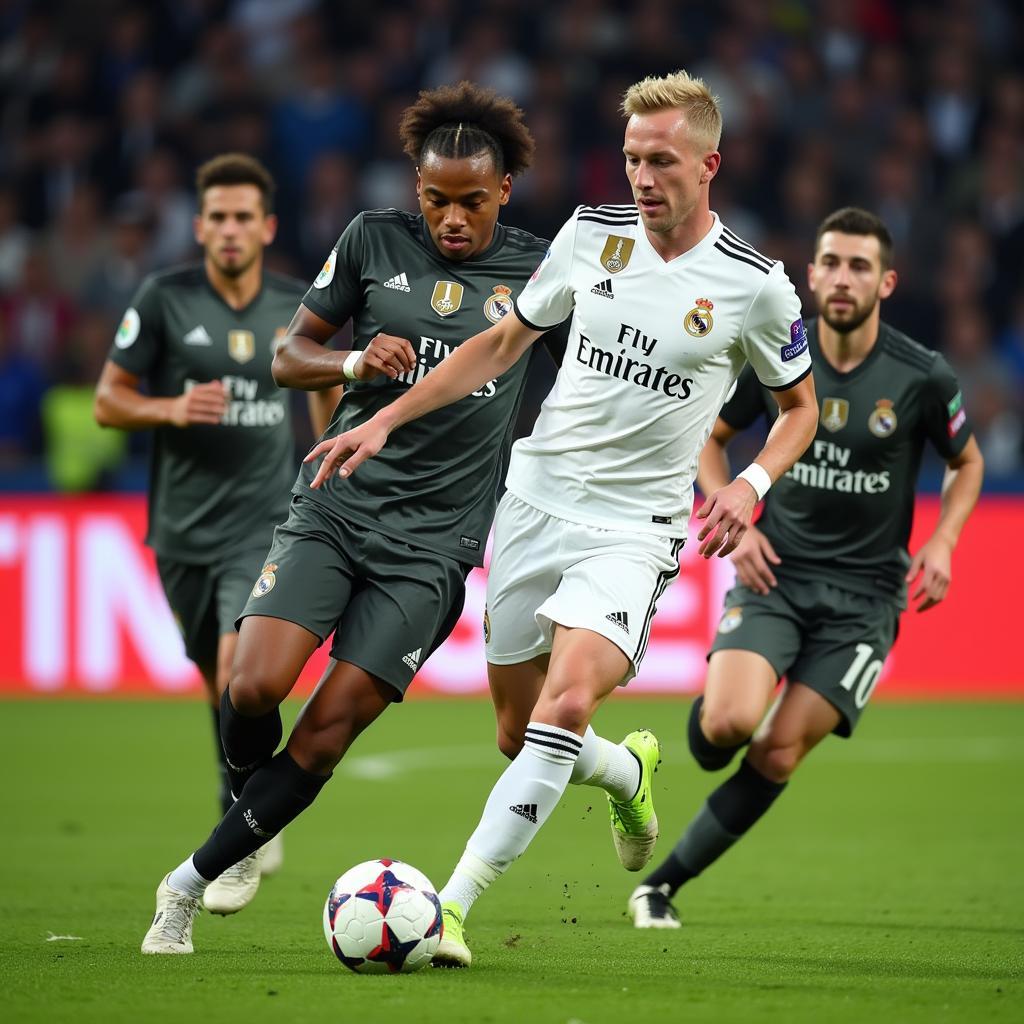 Haaland leading Real Madrid's attack