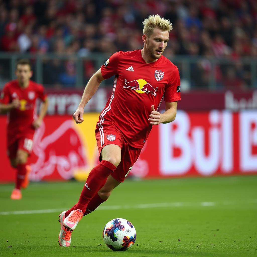 Haaland's Debut for Red Bull Salzburg