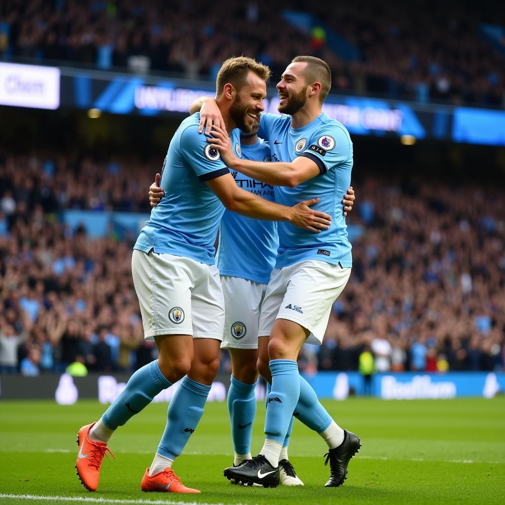 Erling Haaland scores a crucial goal for Manchester City