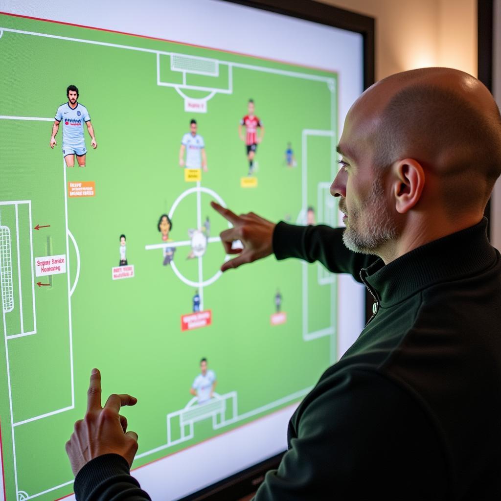 Haaland Analyzing Southampton Tactics