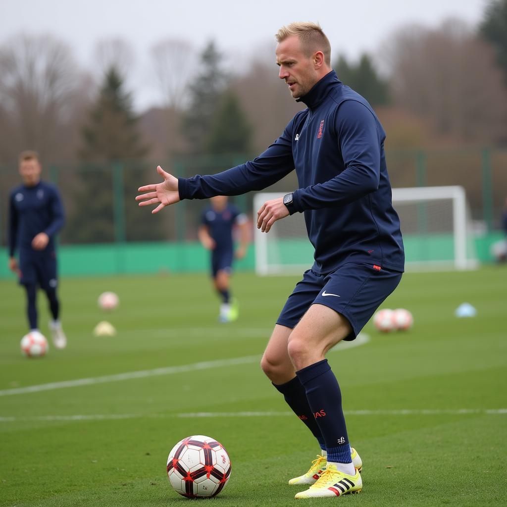 Haaland Honing His Skills During Training