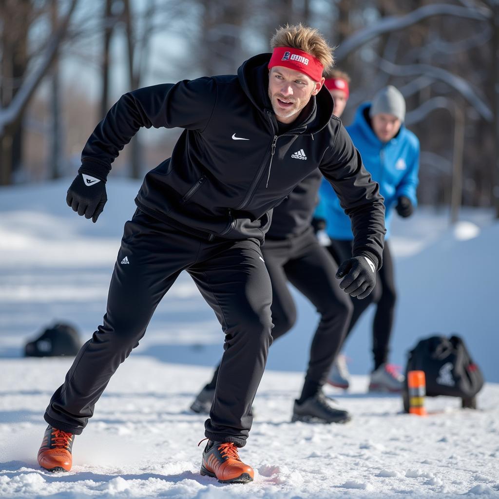 Haaland Training Intensely