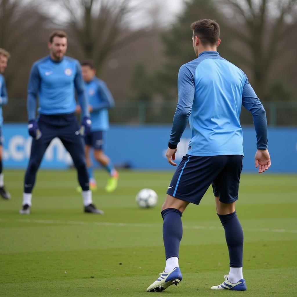 Erling Haaland Training with Manchester City