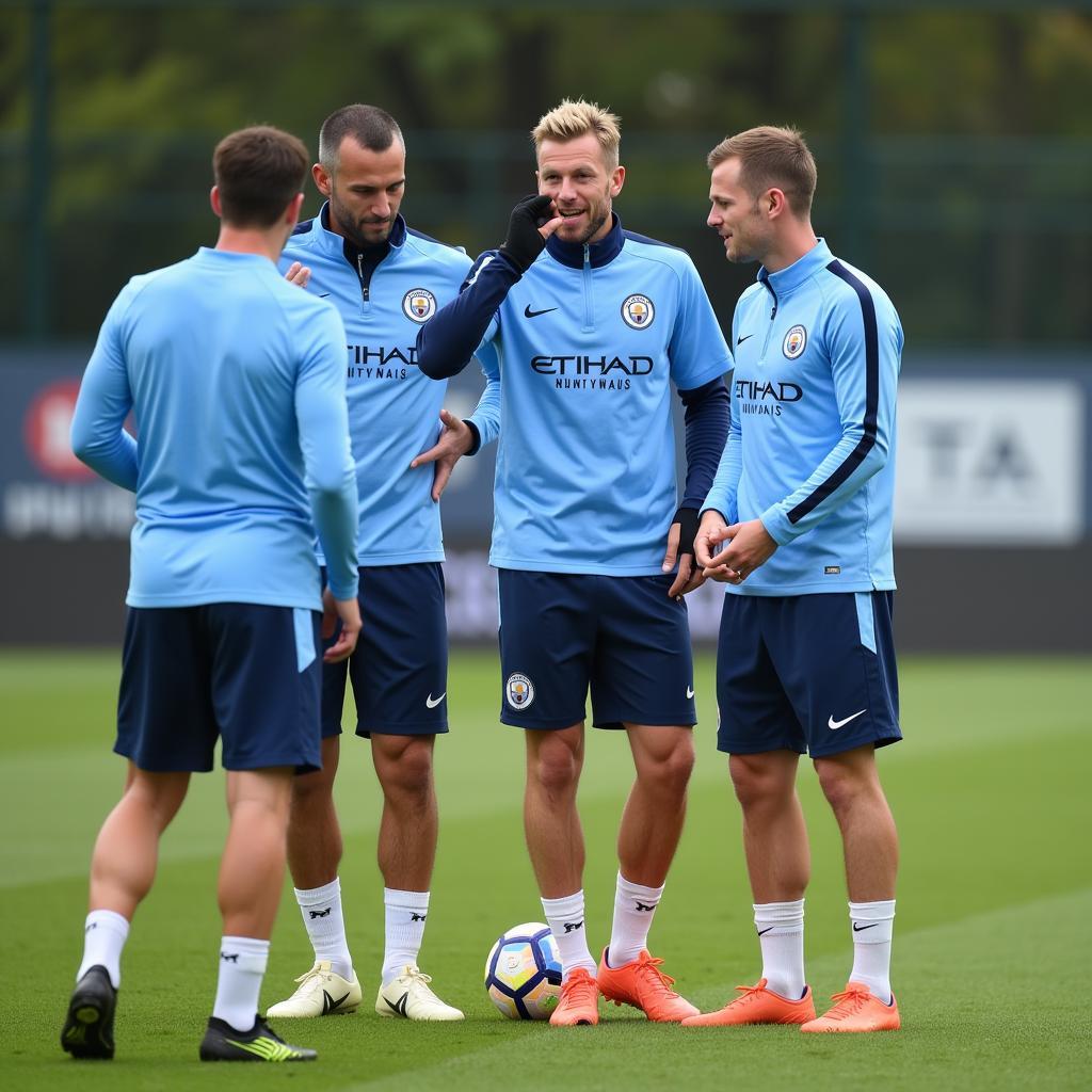 Haaland Training with Man City