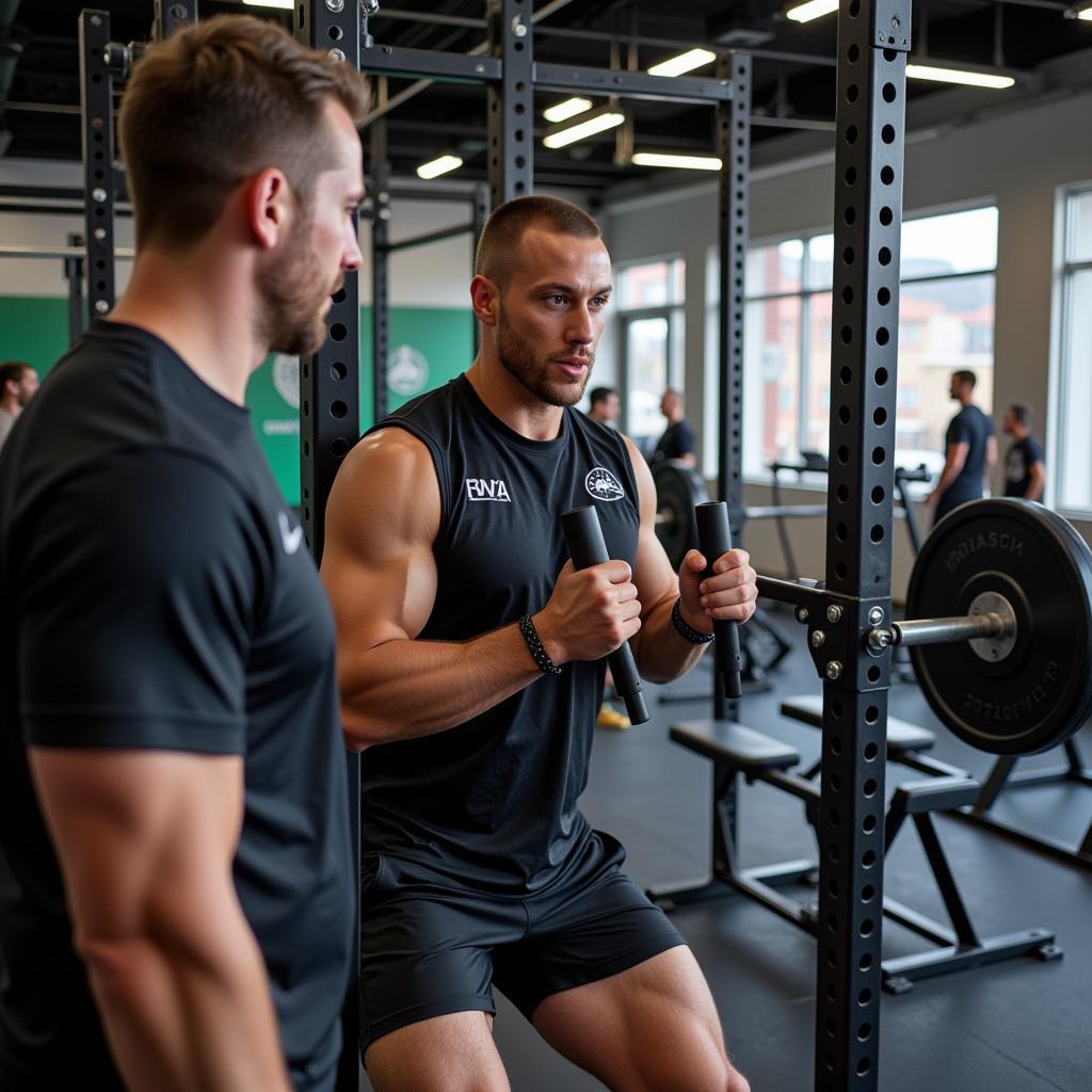 Haaland Training in Norway Gym