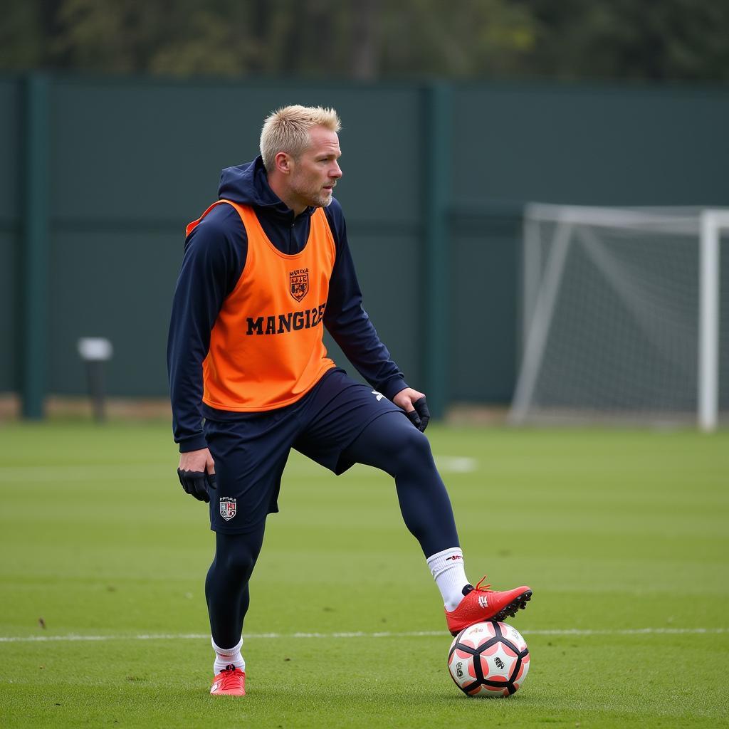 Haaland in a Training Session