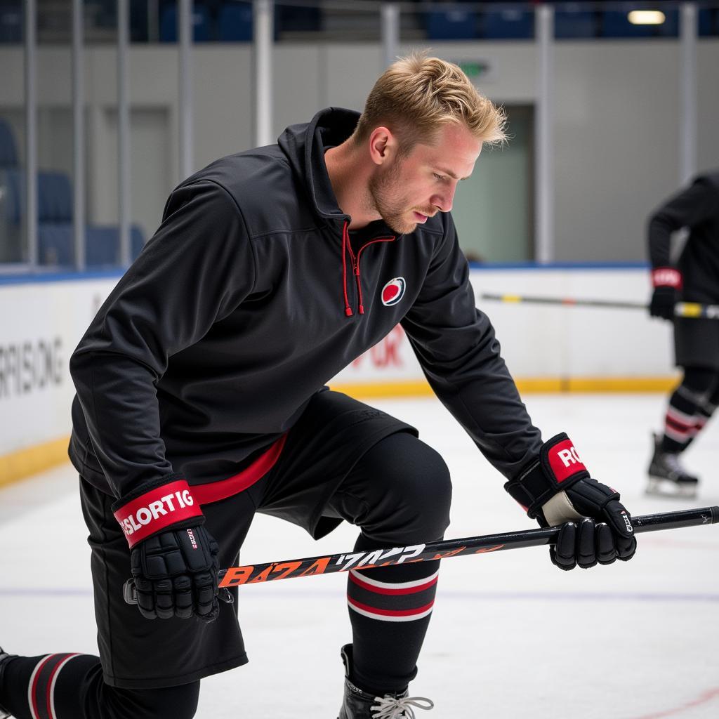 Erling Haaland in training