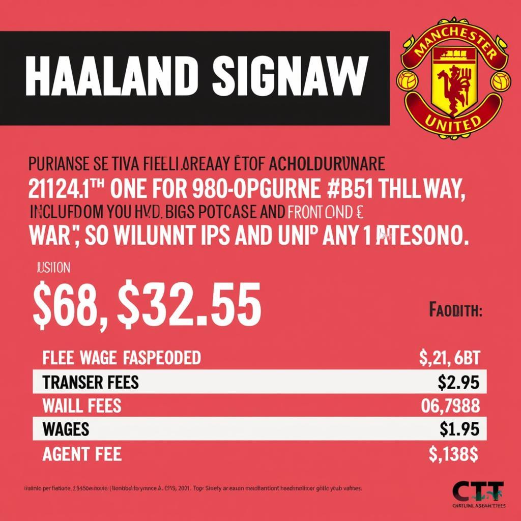 Haaland's Potential Transfer Fee and Wage Demands