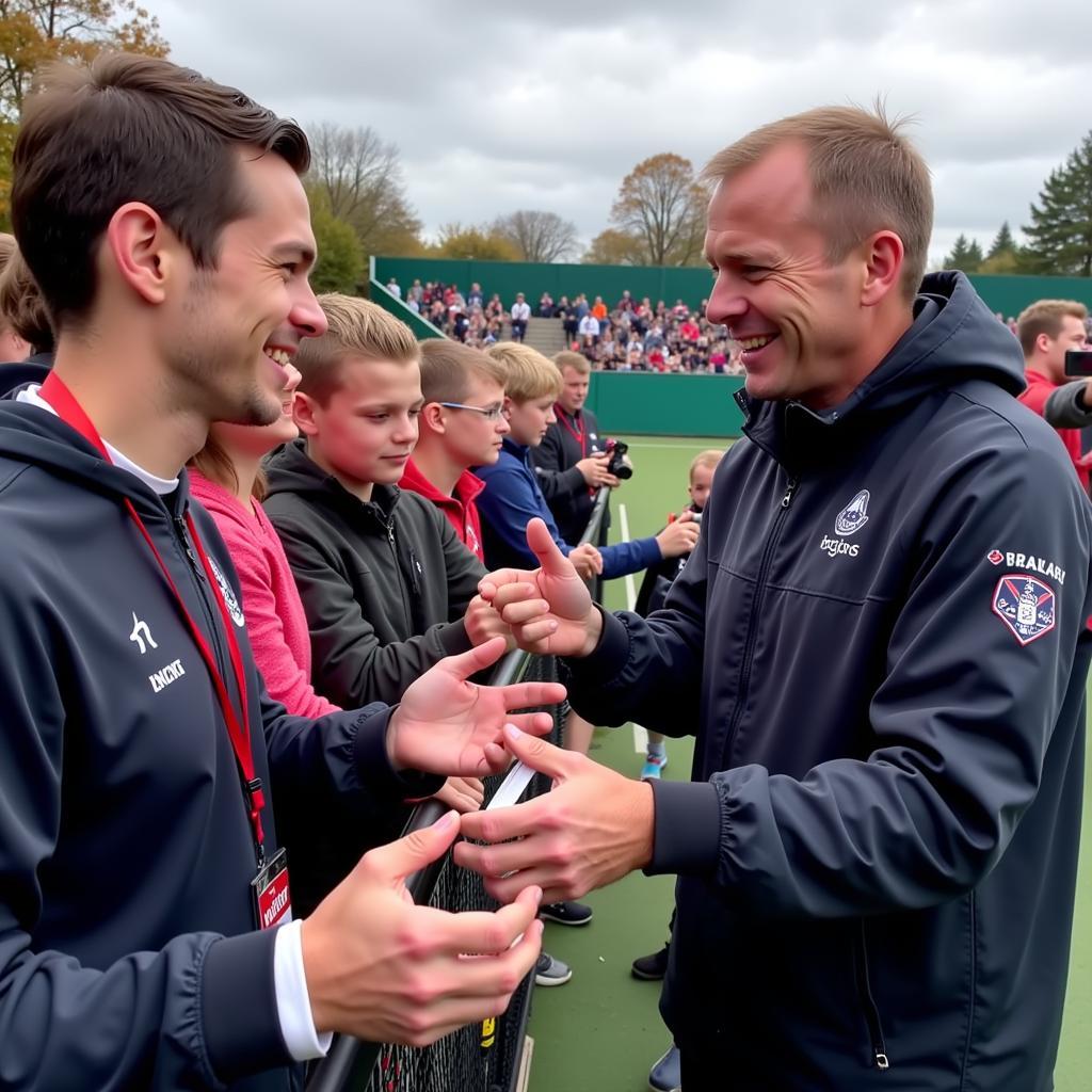 Erling Haaland Interacting with Fans in 2023