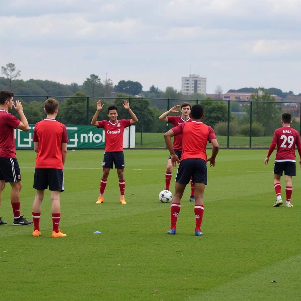 HAGL U15 Players in a Training Session