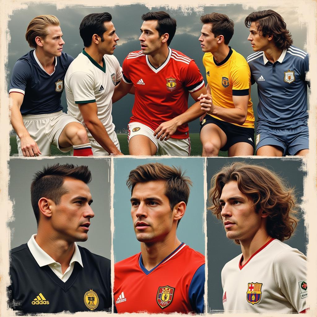 Evolution of Handsome Footballers