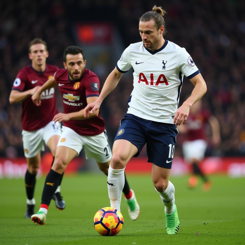 Harry Kane demonstrating his playmaking skills