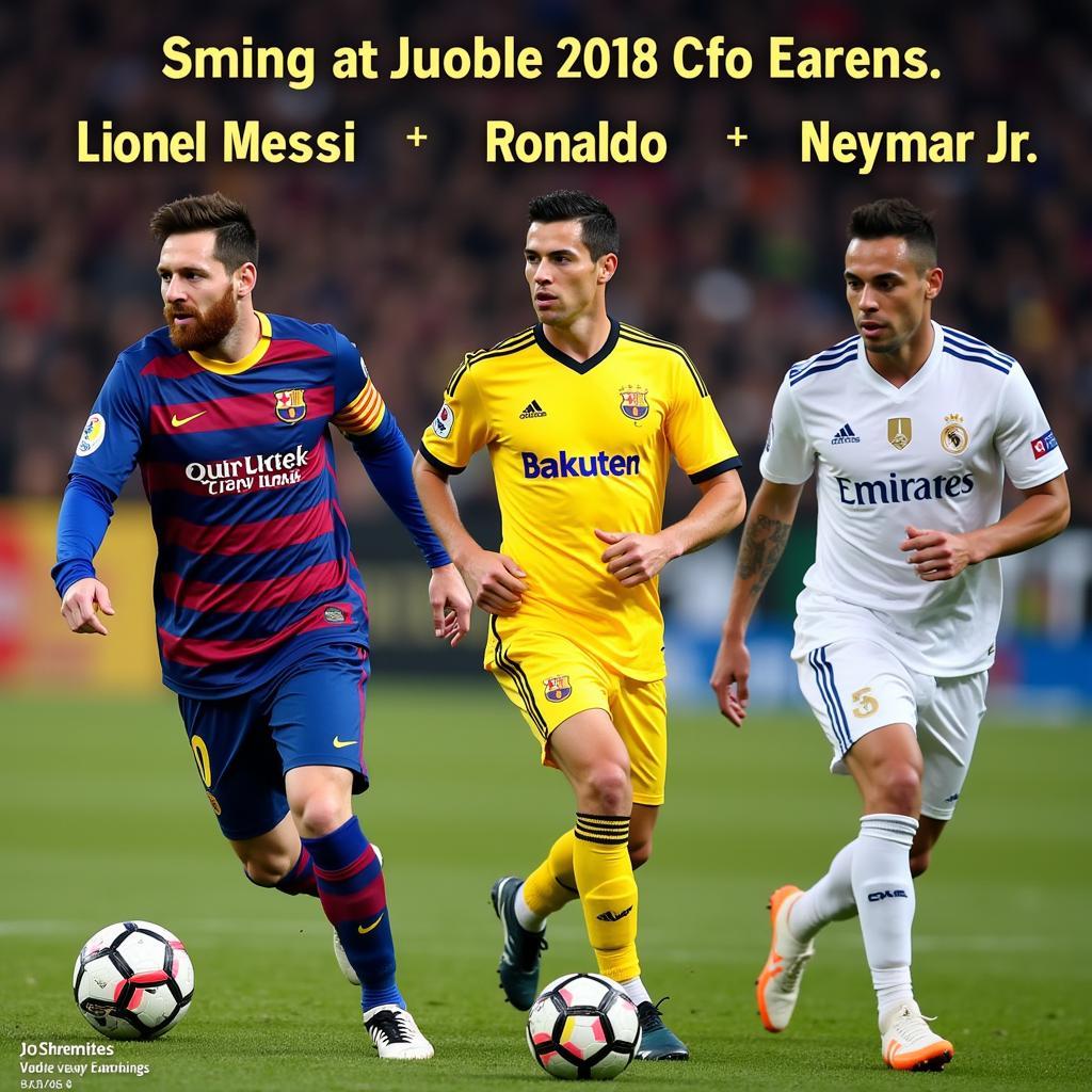 Messi, Ronaldo, and Neymar Dominate 2018 Earnings