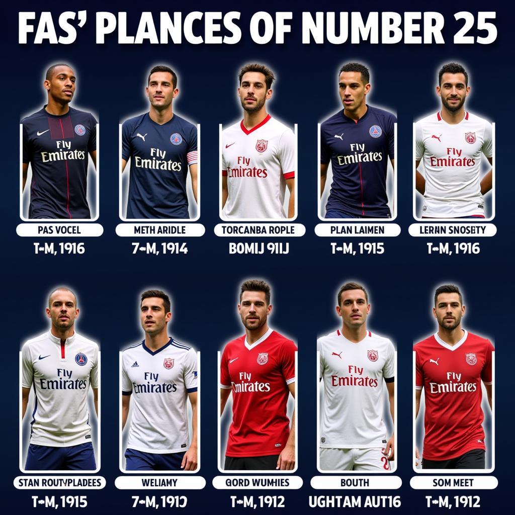 Past PSG players who wore number 25