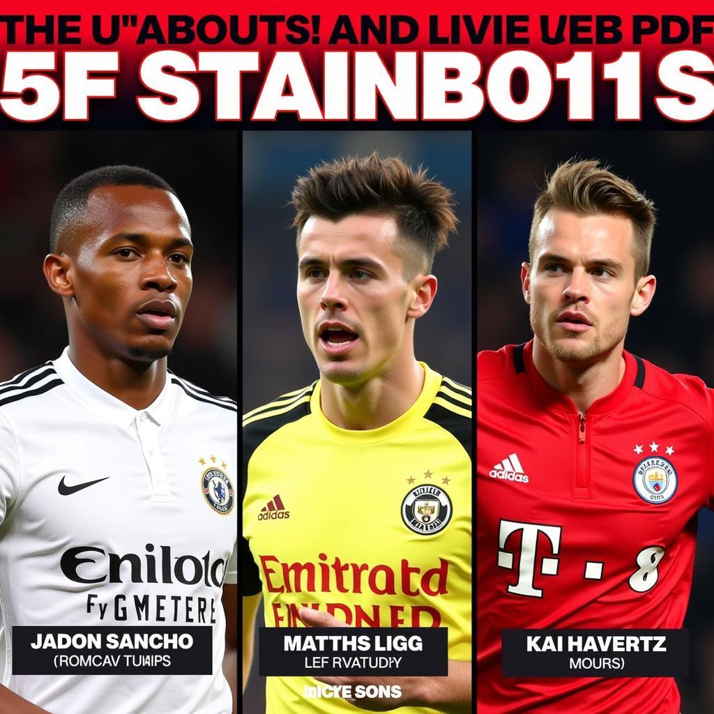 Jadon Sancho, Matthijs de Ligt, and Kai Havertz - Best Young Players 2019