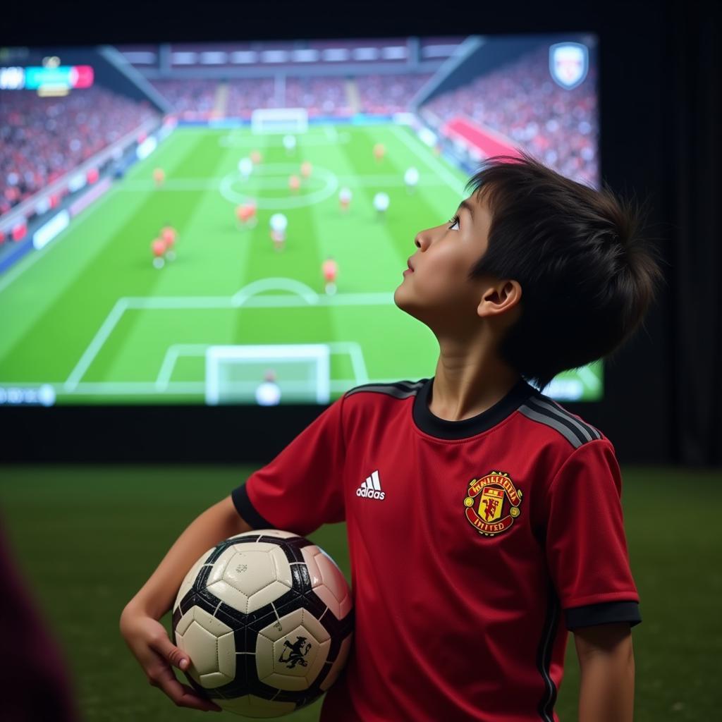 A Japanese Player Dreaming of Old Trafford