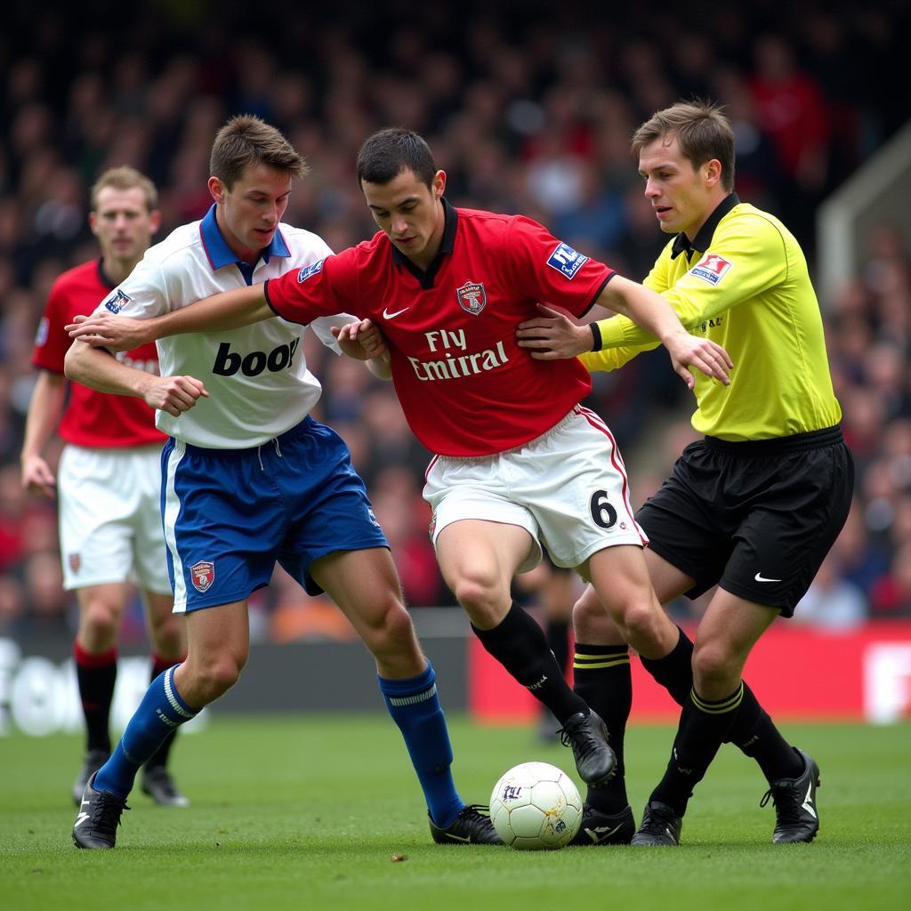 Keane and Haaland 2001 Derby