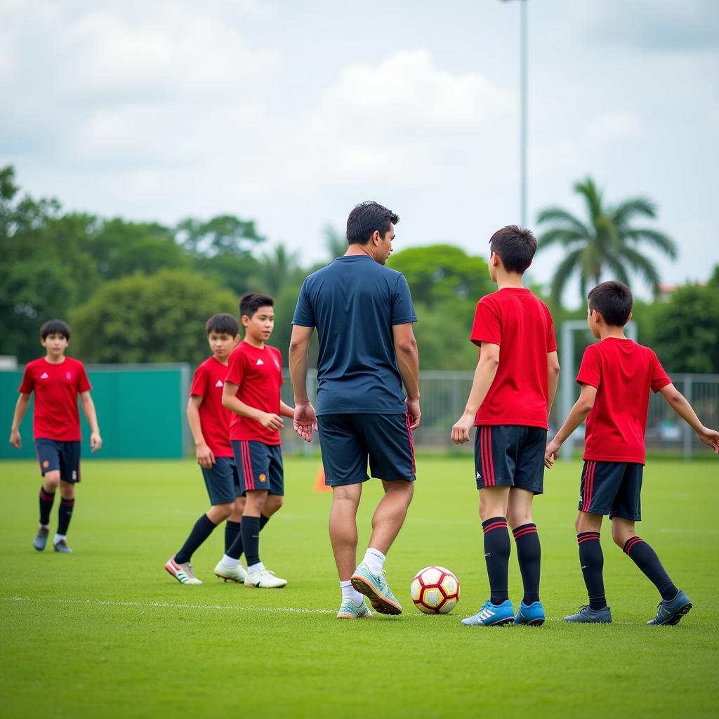 Khanh Hoa Youth Football Training