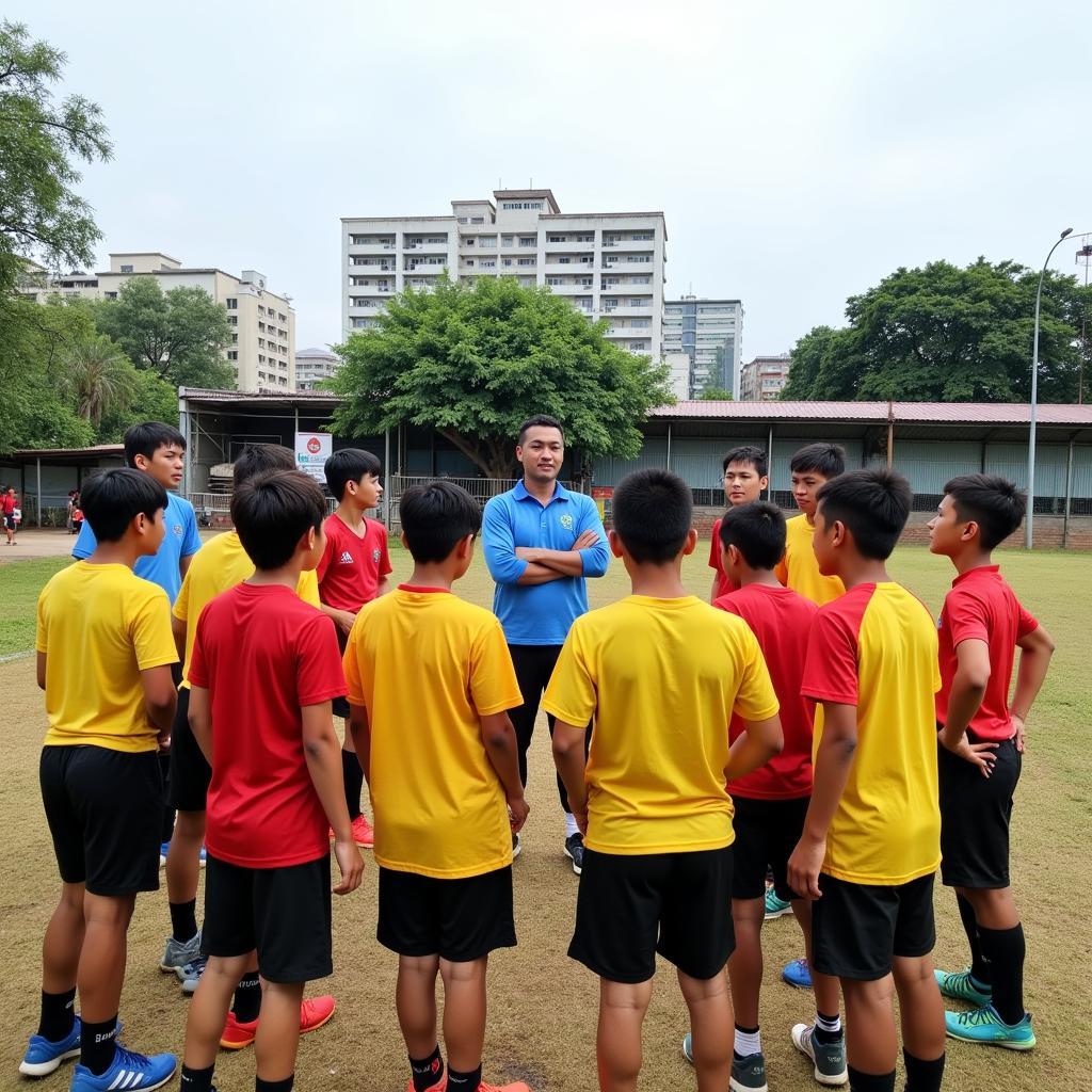 Local Football Club in Vietnam