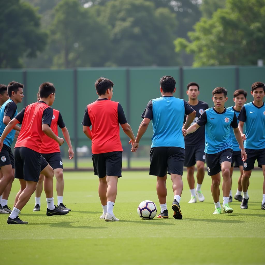 Training Session for Vietnamese Youth Players