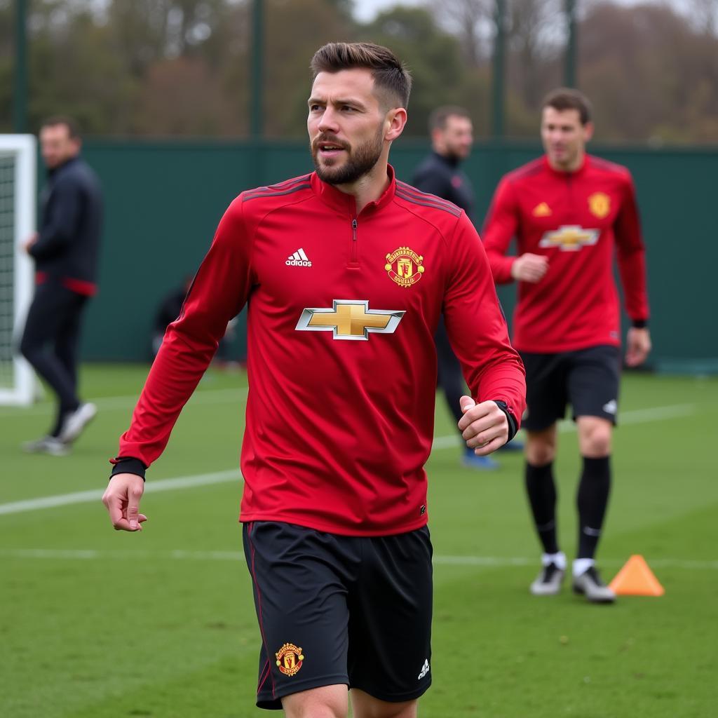 Manchester United Squad Training Session