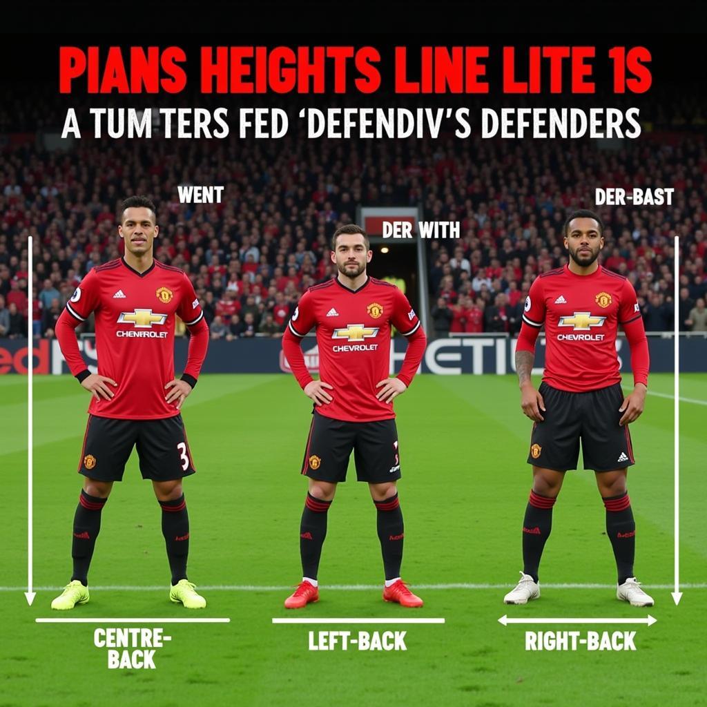 Manchester United Defenders Height Comparison