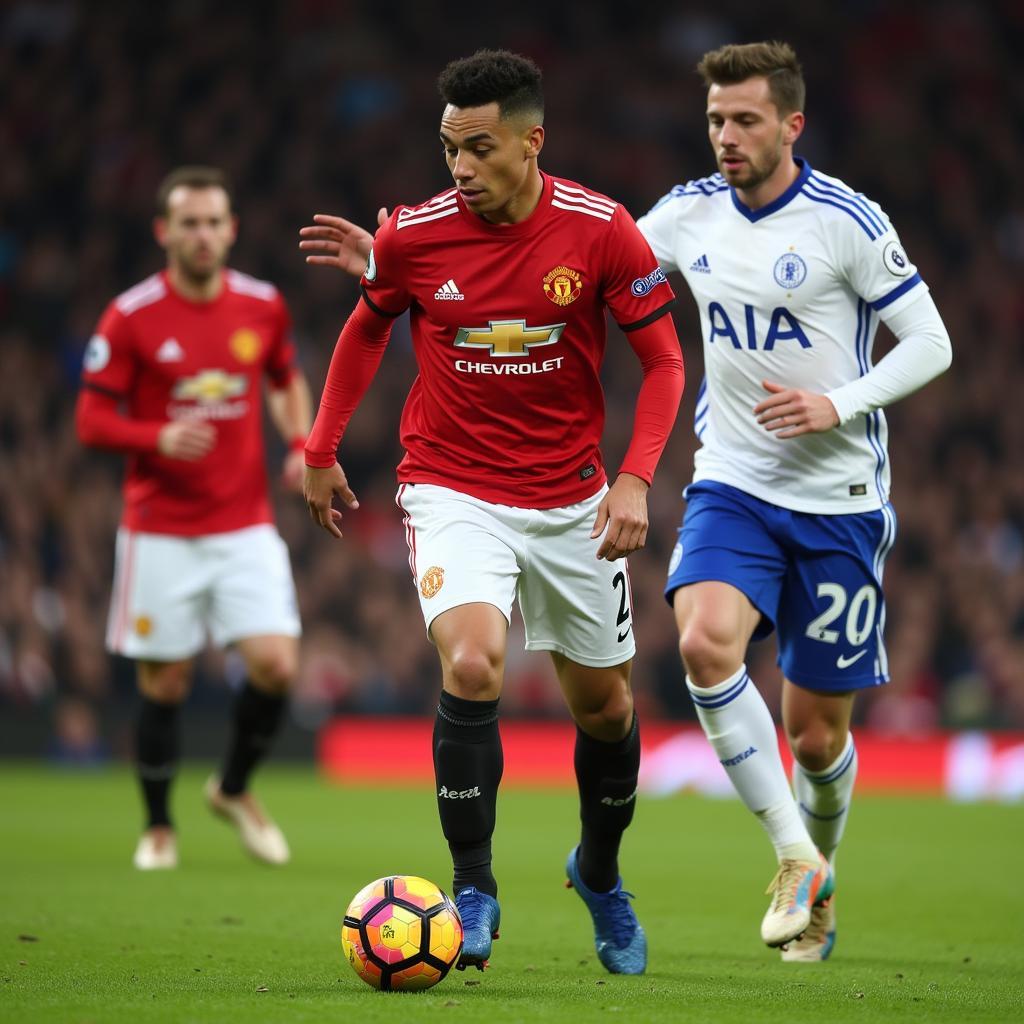 Mason Mount in action for Manchester United