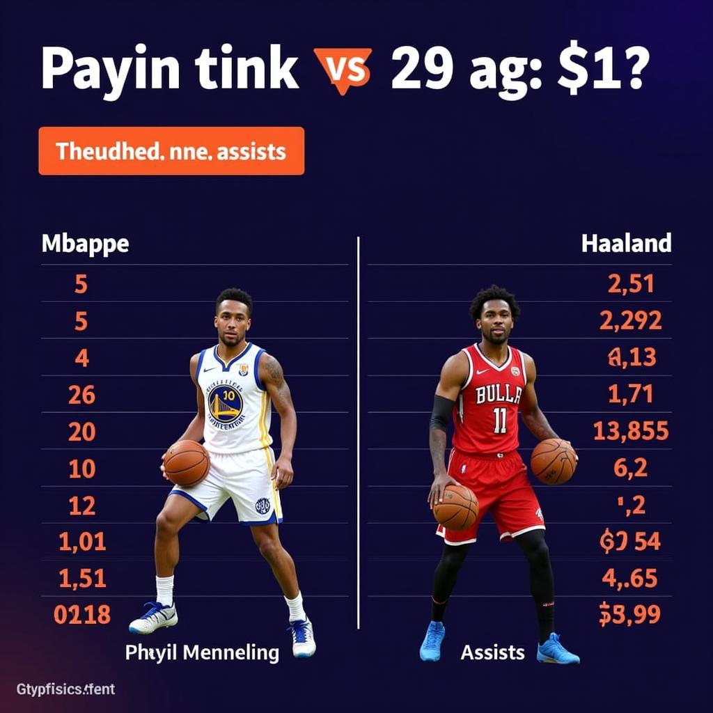 Mbappe and Haaland Assists Comparison