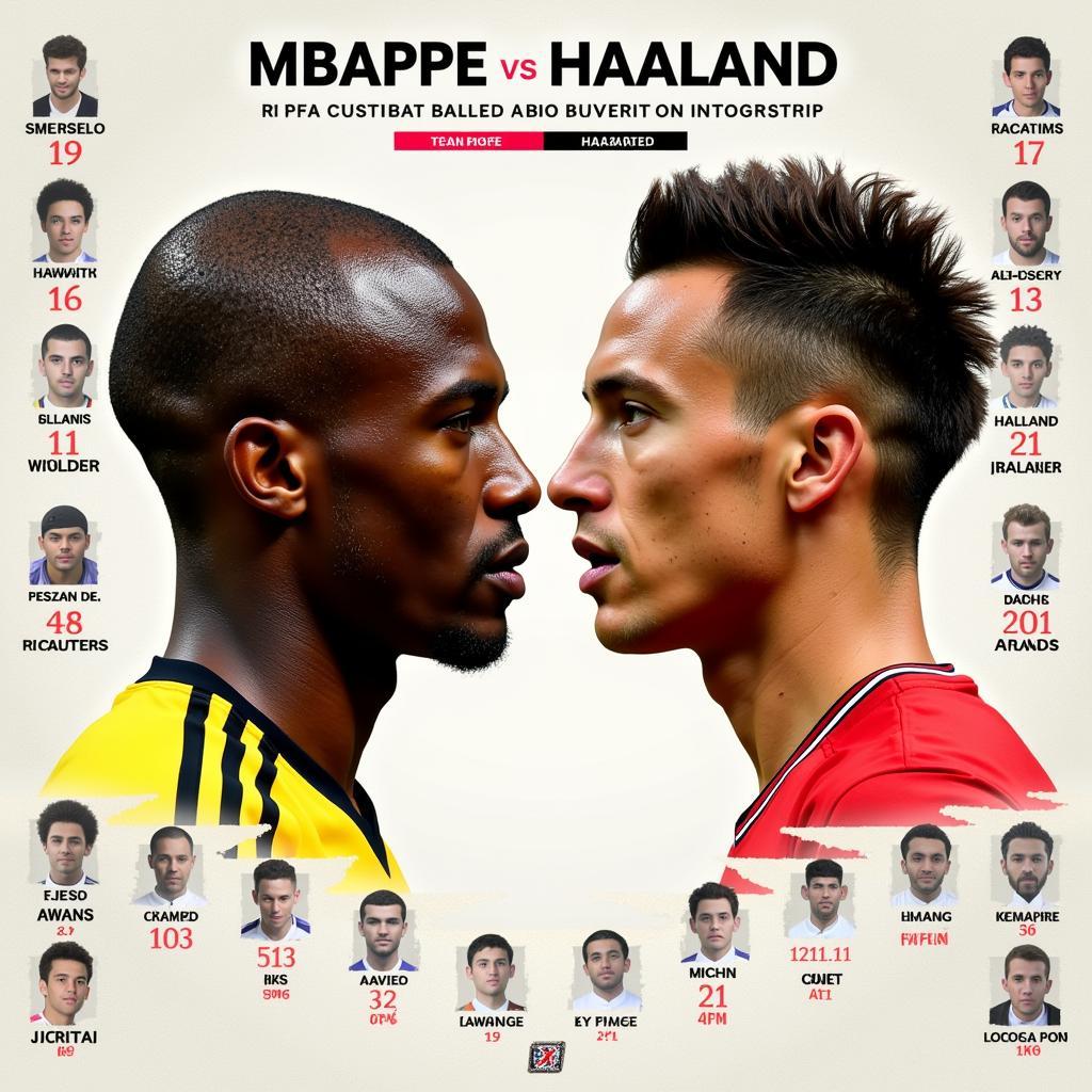 Mbappe and Haaland Head-to-Head