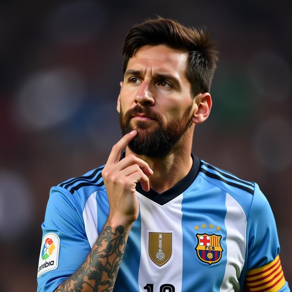 Messi contemplates his future with Argentina