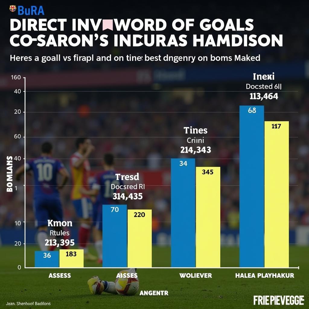 Messi and Haaland Goals Comparison