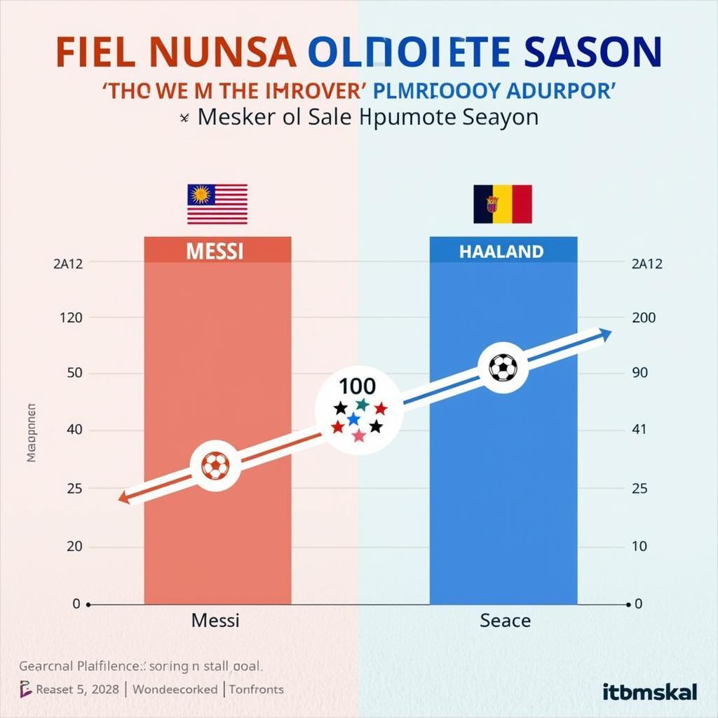 Messi vs Haaland Goal Comparison