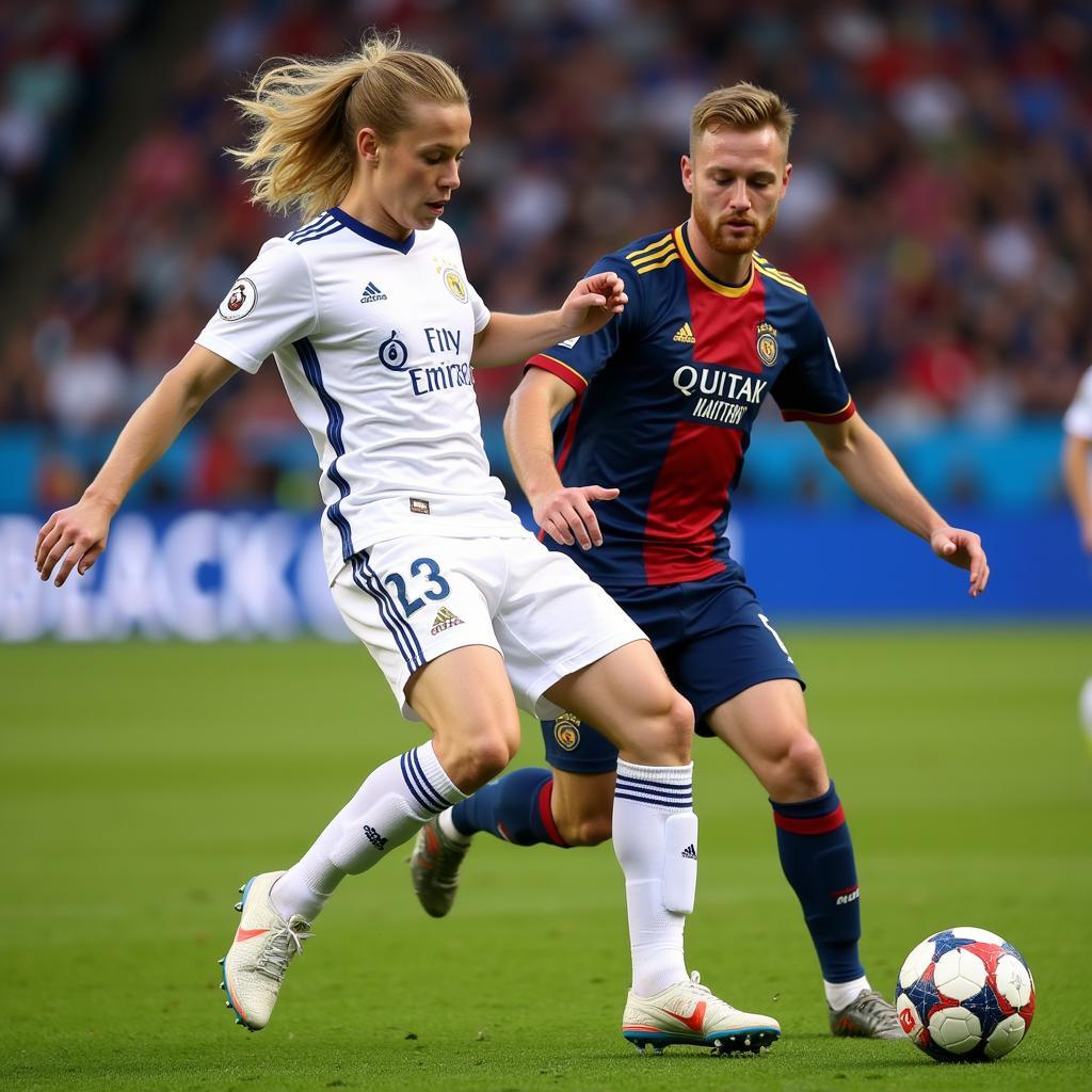 Midfield Maestros: Kevin De Bruyne and Luka Modrić dominating the midfield