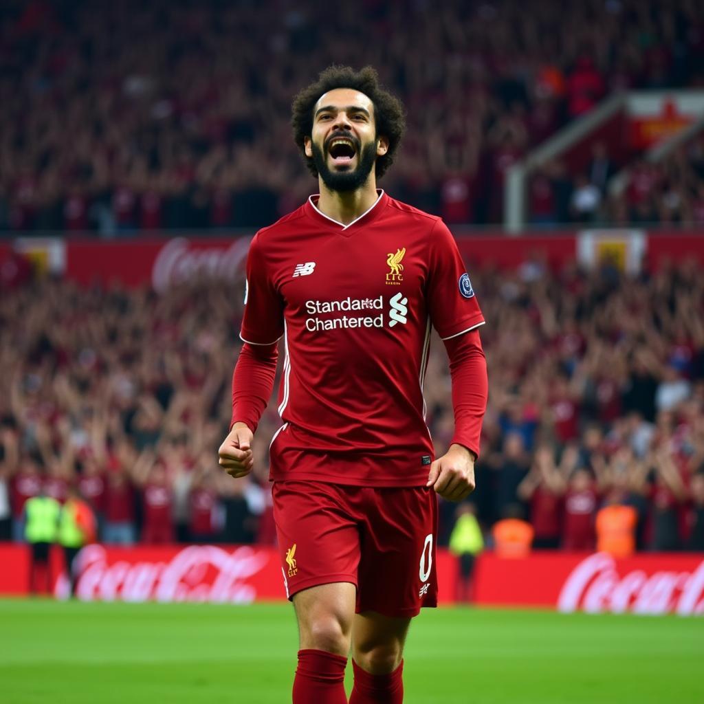 Mo Salah scores in the Champions League Final 2019